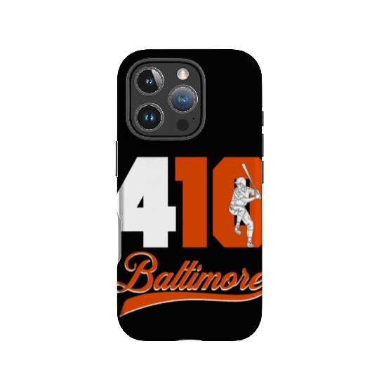 Baltimore baseball area code 410 IPhone Cases