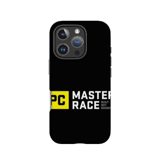 Pc Master Race Built Not Bought Glorious IPhone Cases