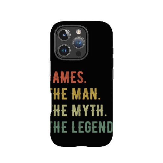 James First Name The Man The Myth The Legend IPhone Cases