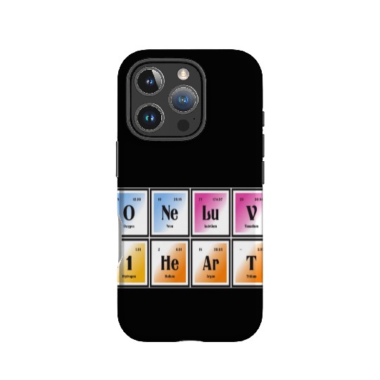 One Lov One Heart | Periodic Table of Elements IPhone Cases