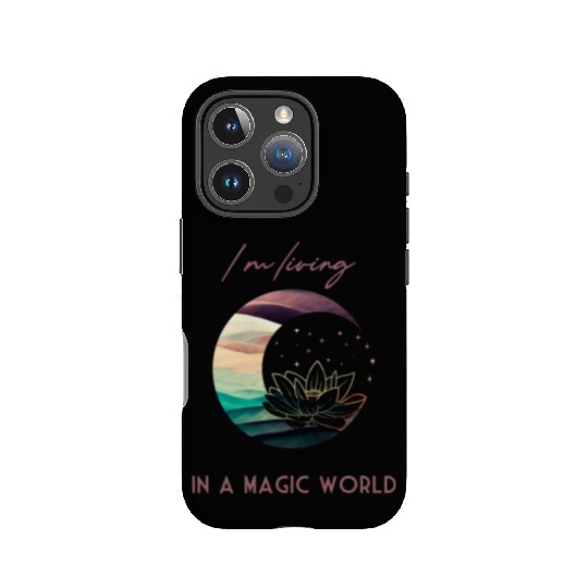 Magic Spiritual Desert Moon Water Lily IPhone Cases