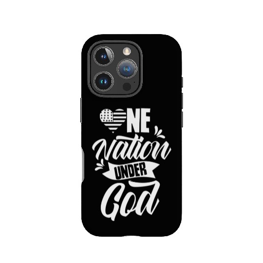 One Nation Under God America USA American US IPhone Cases