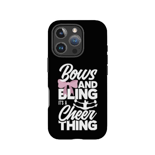Bows And Bling It's A Cheer Thing Cheerleading IPhone Cases
