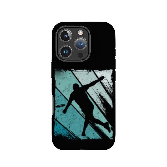 Disc Golf Player Graphic Frisbees Flying Disc Golf IPhone Cases