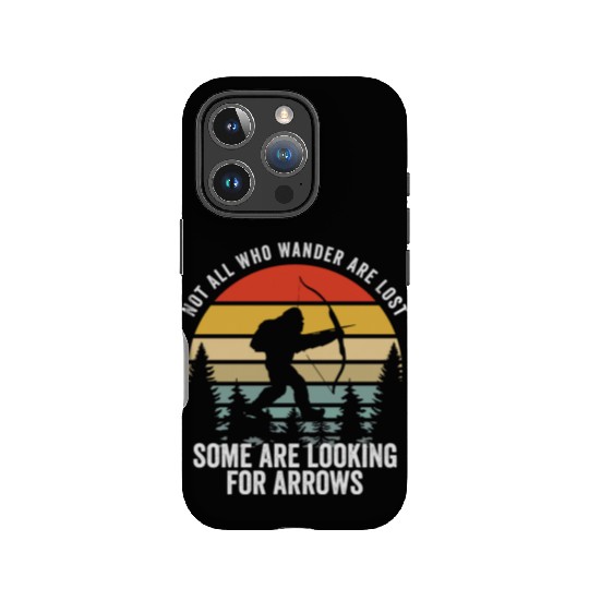 Not All Who Wander Are Lost Arrows Bigfoot Fathqw IPhone Cases