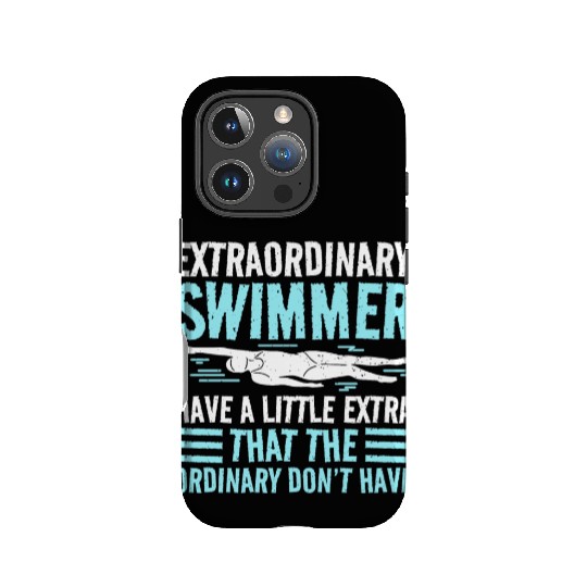 Swim Swimming Extraordinary Swimmer Have Little IPhone Cases