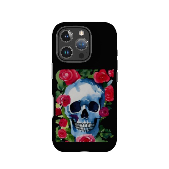 Skull and Roses - Garden Of Roses IPhone Cases
