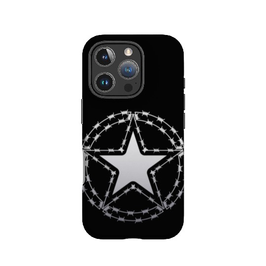 Barbed Wire US Army Star IPhone Cases
