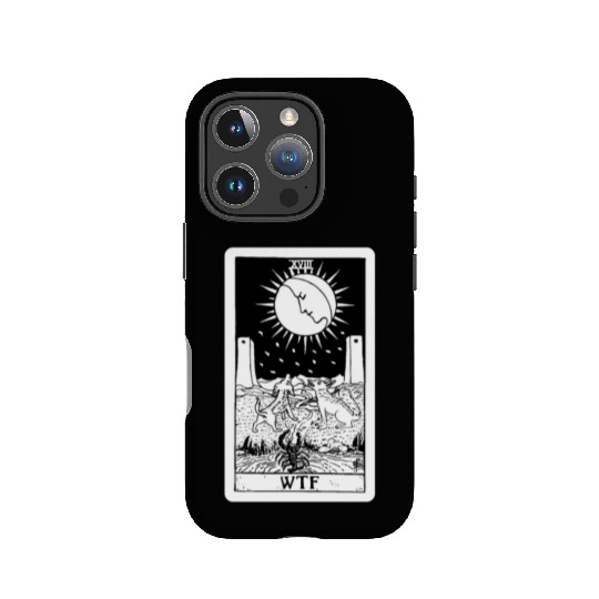 WTF - The Moon Tarot Card IPhone Cases