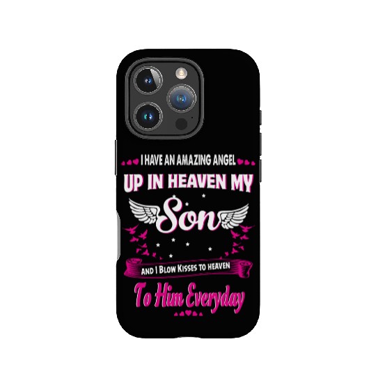 My Son Forever My Angel Sympathy In Loving Memory IPhone Cases