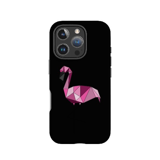 Flamingo geometrisch IPhone Cases