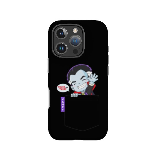 Pocket Chibi Vampire IPhone Cases