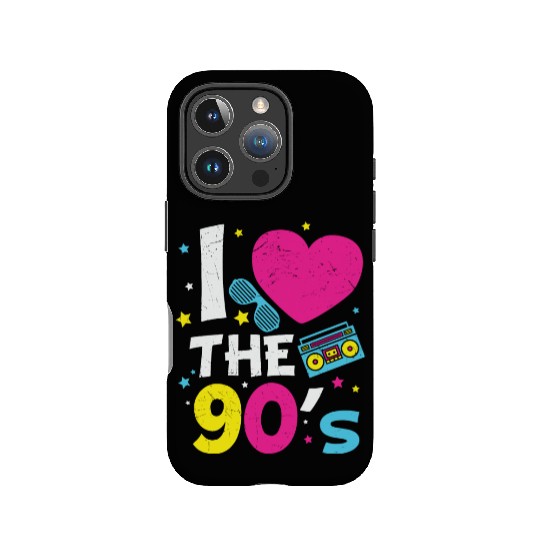 I Love the 90s Radio Cassette Tape Nostalgia Gifts IPhone Cases