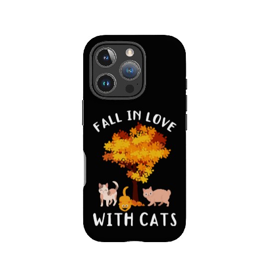 Fall Women Cat Lover Autumn IPhone Cases