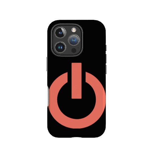 Power button symbol Aesthetic Design IPhone Cases