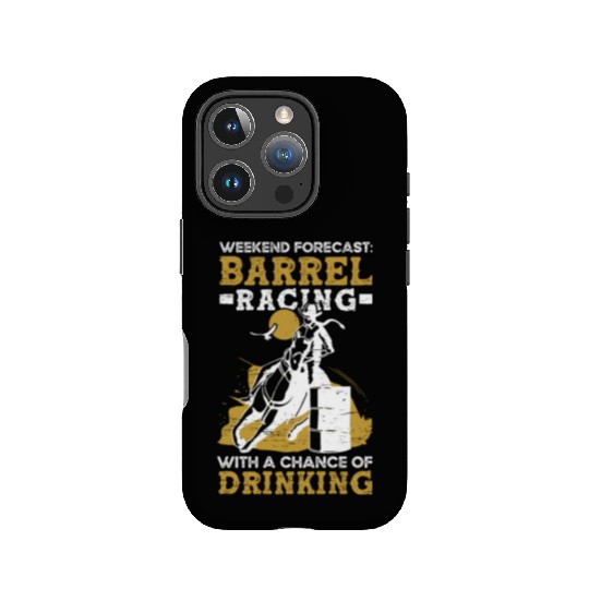 Barrel Racing Drink Beer Rodeo Equestrian Horse IPhone Cases