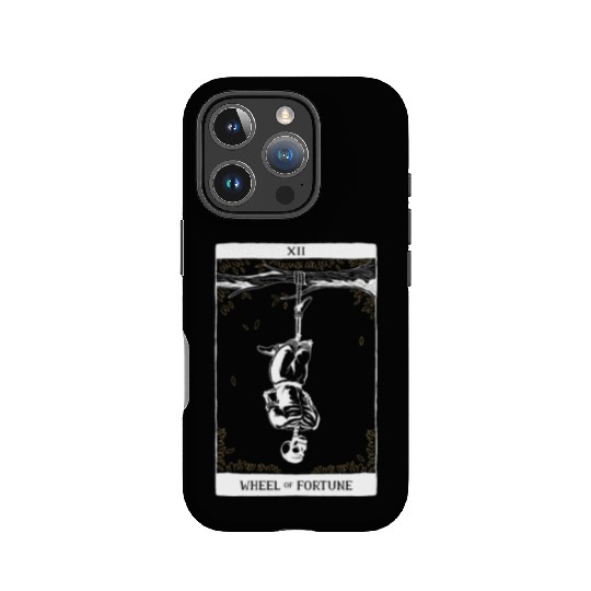 Wheel of Fortune Tarot Card Occult Goth Halloween IPhone Cases