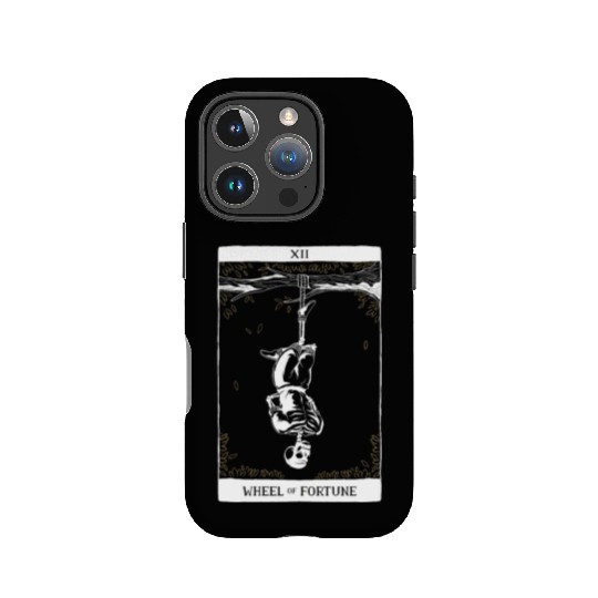 Wheel of Fortune Tarot Card Occult Goth Halloween IPhone Cases