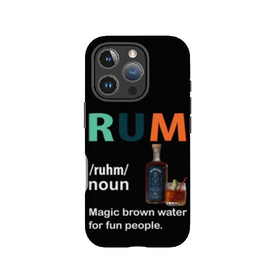 Rum Magic Brown Water For Fun People Funny Vintage IPhone Cases