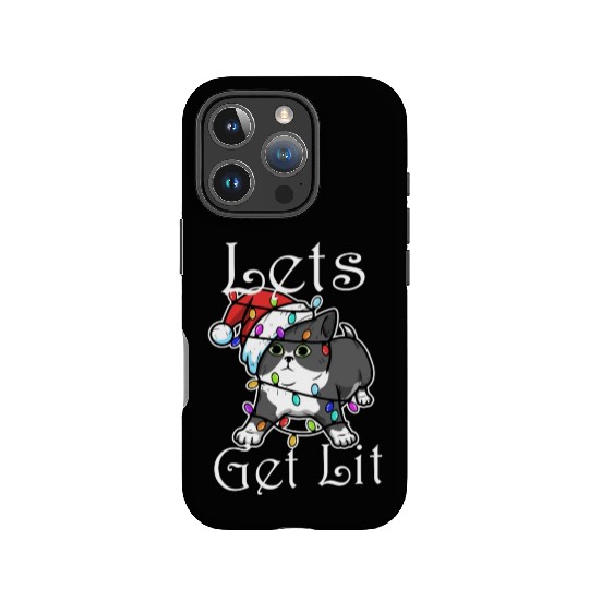Lets get lit christmas IPhone Cases