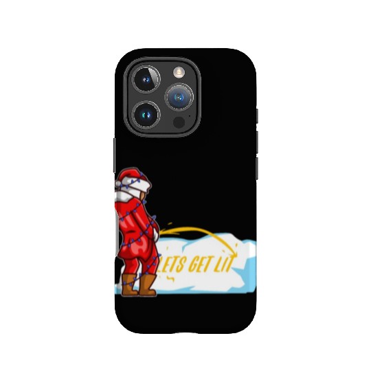 Lets get lit christmas IPhone Cases