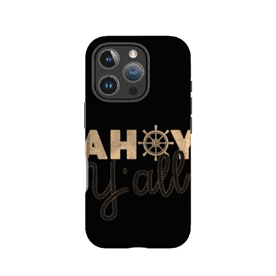 Cruise Ship Vacation Girl Ahoy IPhone Cases