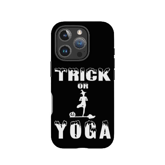 yoga trick halloween pumpkin costume creepy funny IPhone Cases