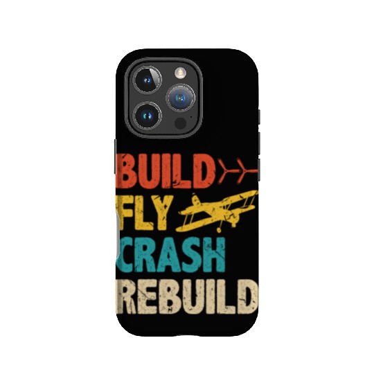 Build Fly Crash RC Plane Pilot Model Airplane IPhone Cases