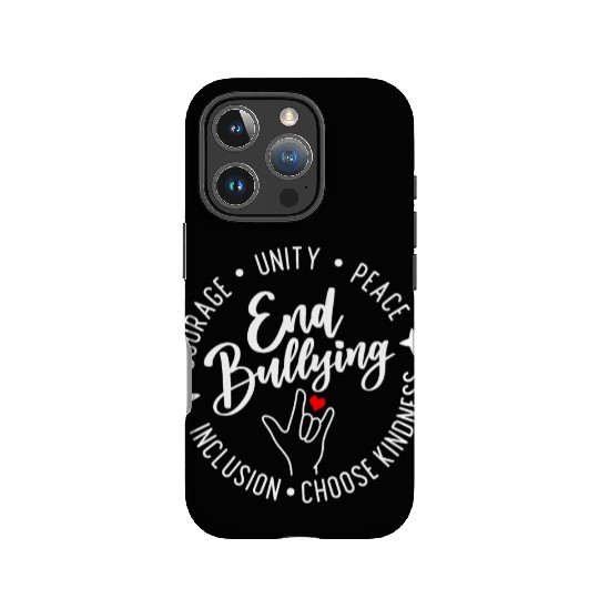 End Bullying. Choose Kindness. Unity. Peace. IPhone Cases