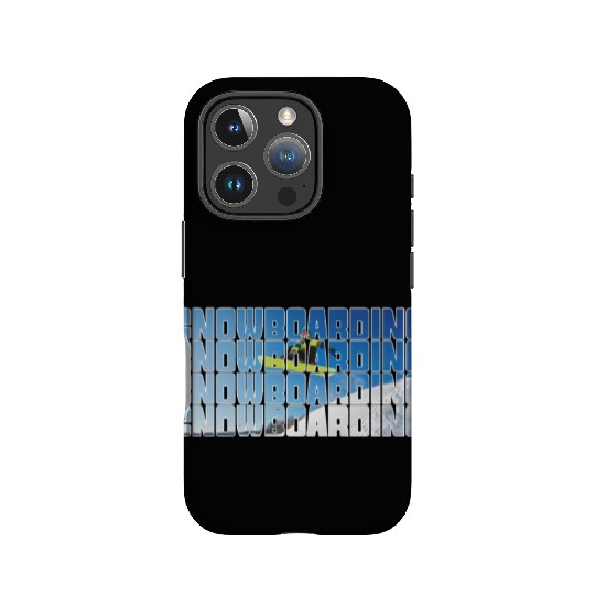 snowboarding IPhone Cases