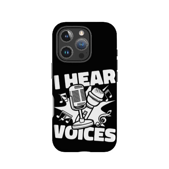 Music Teacher Microphone IPhone Cases