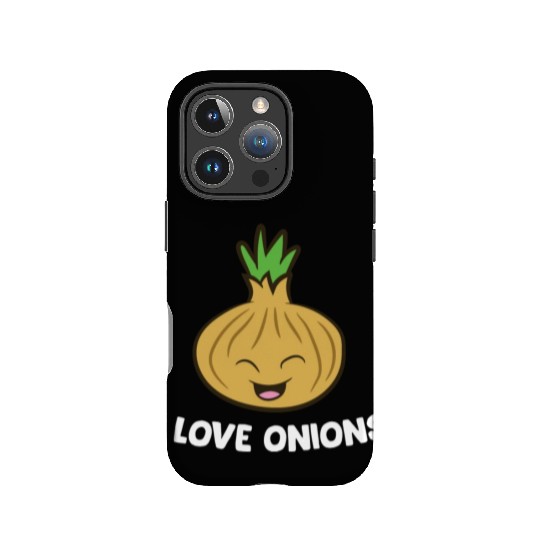 Onion - I love onions IPhone Cases