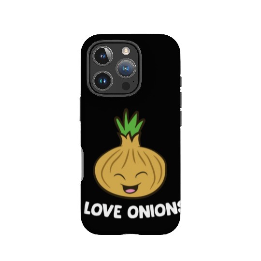 Onion - I love onions IPhone Cases