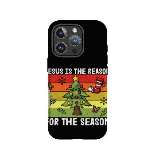 jesus is the reason for the season xmas christmas IPhone Cases