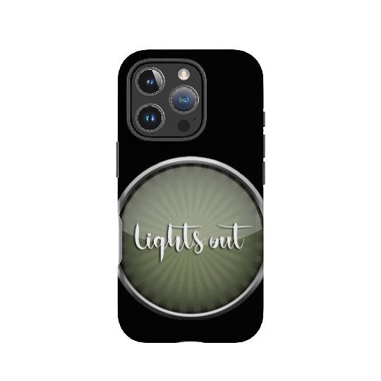 Lights out IPhone Cases