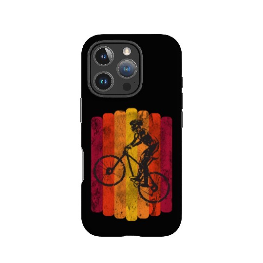 Mountain Bike - 90s MTB Retro Sunset - Fat Bike IPhone Cases