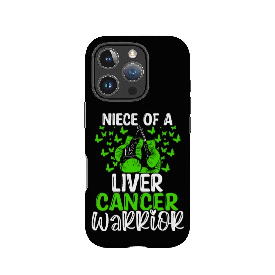 Liver Cancer Awareness Niece Aunt Uncle IPhone Cases
