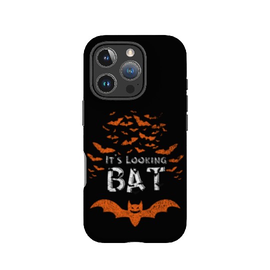It's Looking Bat, Bat Swarm Halloween Pun IPhone Cases