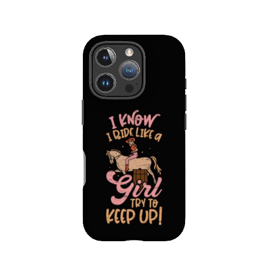 Barrel Racing Rodeo Equestrian Horse Barrel Racer IPhone Cases