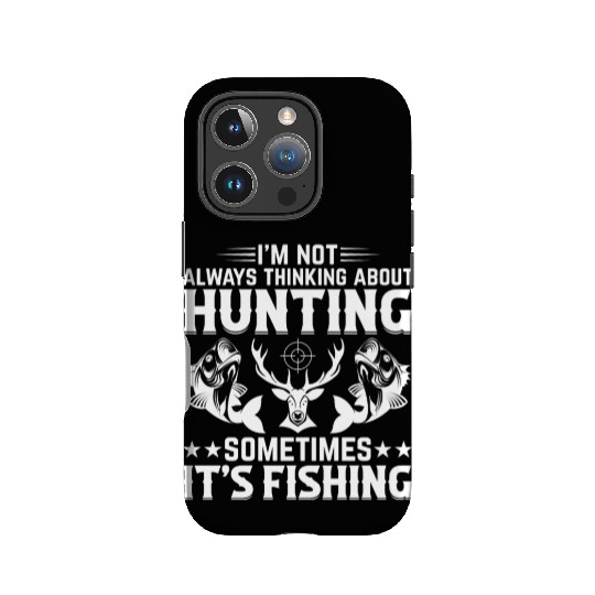 Deer Hunting Fish Fishing Trout Fishing Deer Hunte IPhone Cases