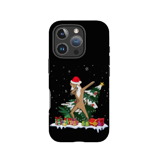 Great Dane Christmas Dabbing Santa Xmas Pajama IPhone Cases