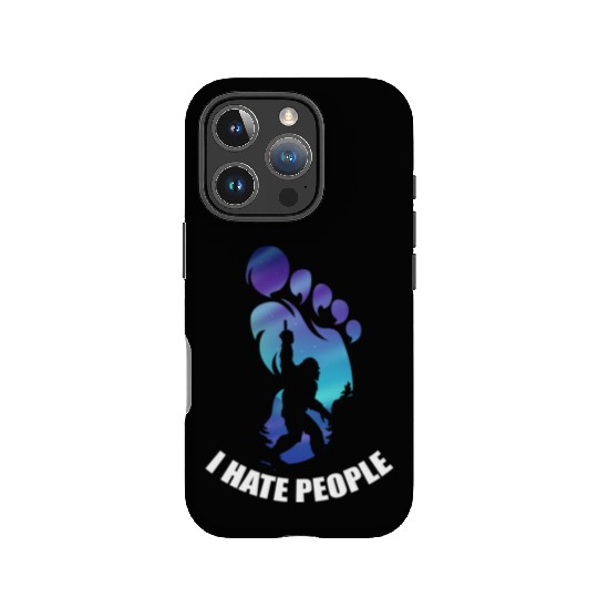 Bigfoot I Hate People Funny Big Foot Sasquatch IPhone Cases
