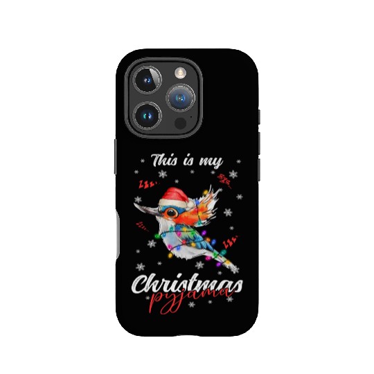 Winter Christmas Pyjama Hummingbird IPhone Cases