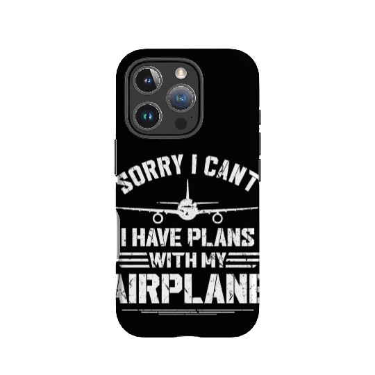 I Cant Have Plans Airplane Aviation Pilots IPhone Cases