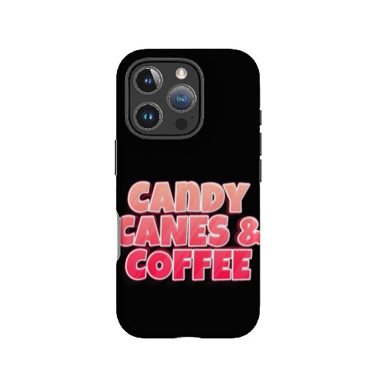 Candy Cane Candy Canes And Coffee IPhone Cases