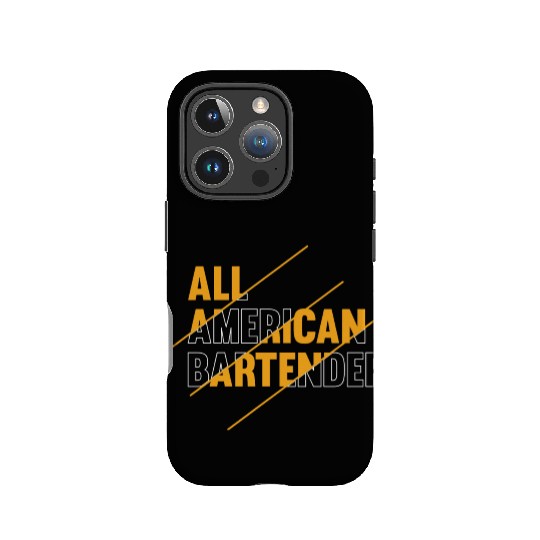 All American Bartender IPhone Cases