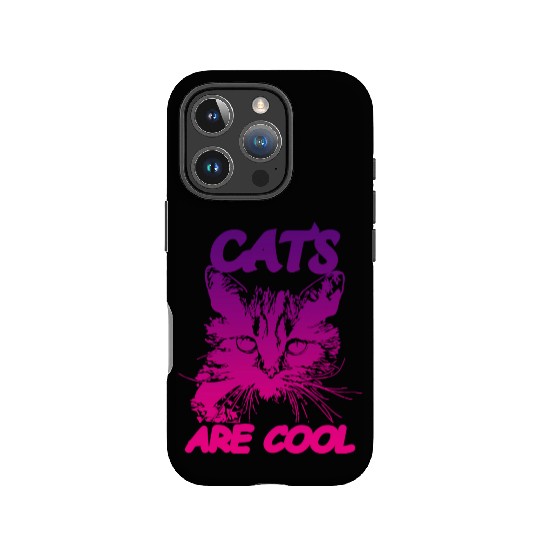 CATS ARE COOL IPhone Cases