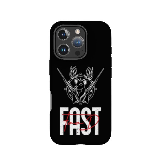 Fast Food Deer Hunting For Hunters Funny Deer Hunt IPhone Cases