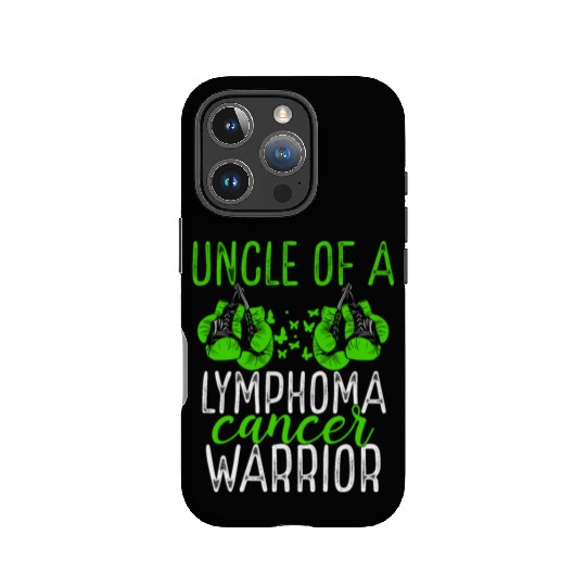 Uncle Lymphoma Cancer Awareness Niece Nephew IPhone Cases