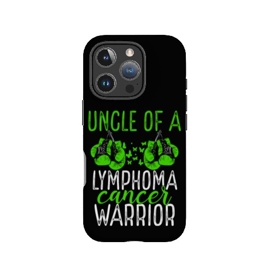 Uncle Lymphoma Cancer Awareness Niece Nephew IPhone Cases